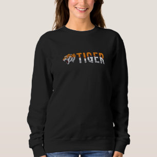 Camiseta Tiger Text Wild Cat Predator Cat King Tiger Siberi