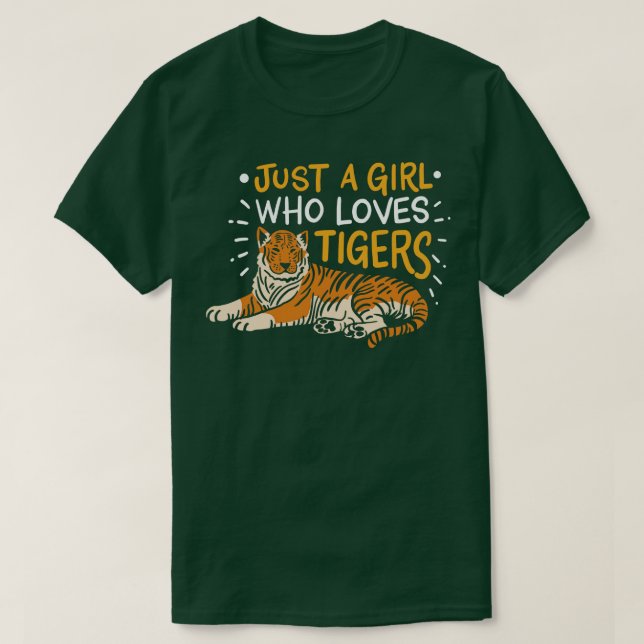 Camiseta Tiger Tiger Lover Zookeeper (Frente do Design)