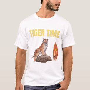Camiseta Tiger Time - Bold Wildlife Inspirou Design