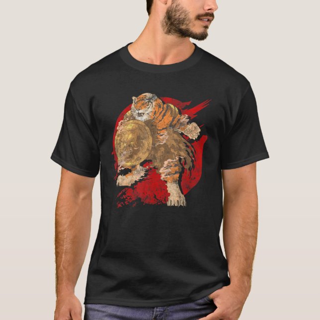Camiseta Tiger Warriors Shiler Soldier Fighter (Frente)