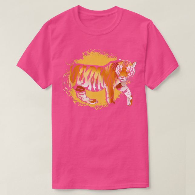 Camiseta Tiger Wilderness Animal Wilderness Safari Africano (Frente do Design)