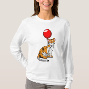Camiseta Tiger with Balloon