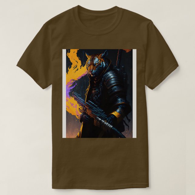 Camiseta Tigers Techno Inferno 2 (Frente do Design)