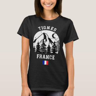 Camiseta Tignes France Alps Ski Resort Alpino Skiing Francê