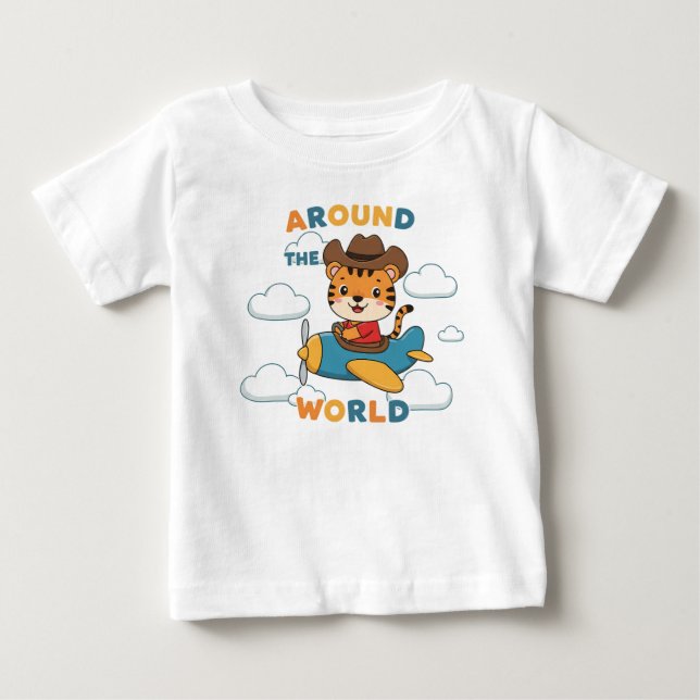 Camiseta Tigre ao Redor do Mundo (Frente)