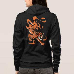 Camiseta Tigre Ardente: Design Ousado Asiático