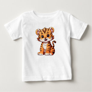 Camiseta Tigre-bebê