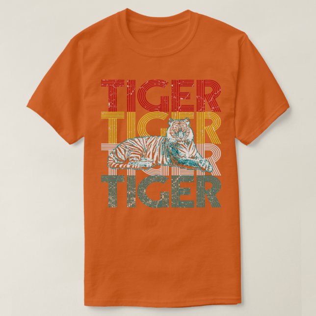 Camiseta Tigre Branco (Frente do Design)