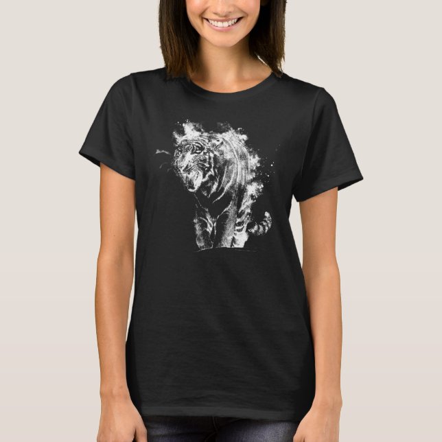 Camiseta Tigre Branco (Frente)