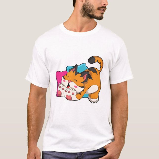 Camiseta Tigre cansado (Frente)