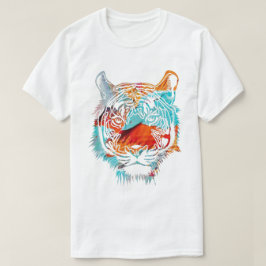 Camiseta Tigre colorido
