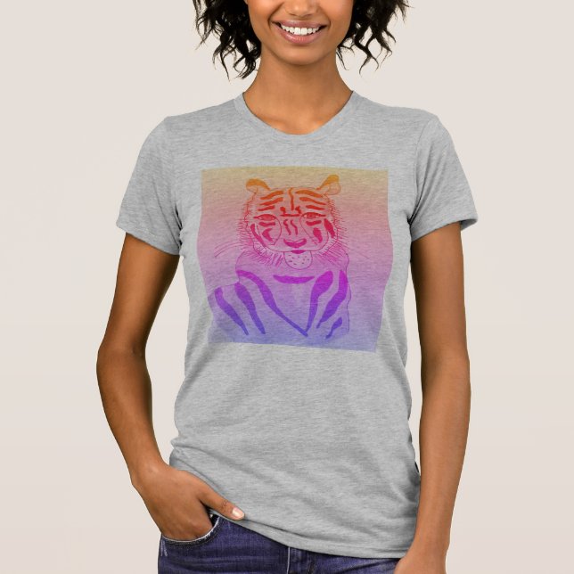 Camiseta Tigre com a face (Frente)