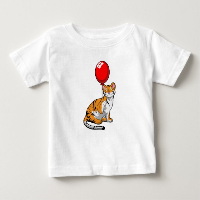 Camiseta Tigre com Balão (Frente)
