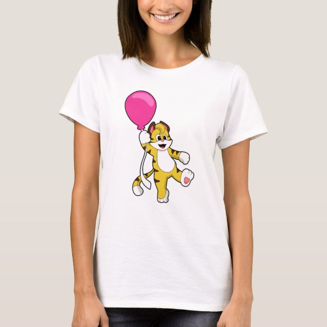 Camiseta Tigre com Balão (Frente)