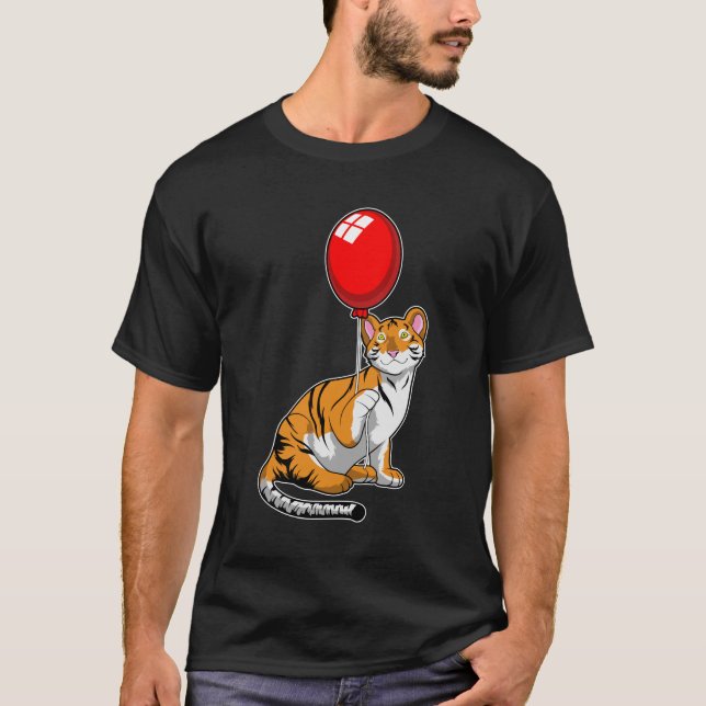 Camiseta Tigre com Balão (Frente)