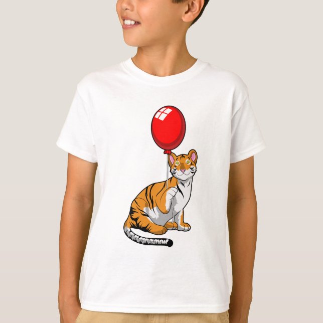 Camiseta Tigre com Balão (Frente)