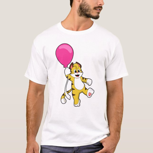Camiseta Tigre com Balão (Frente)