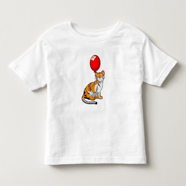 Camiseta Tigre com Balão (Frente)