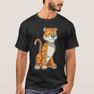 Camiseta Tigre com borboleta