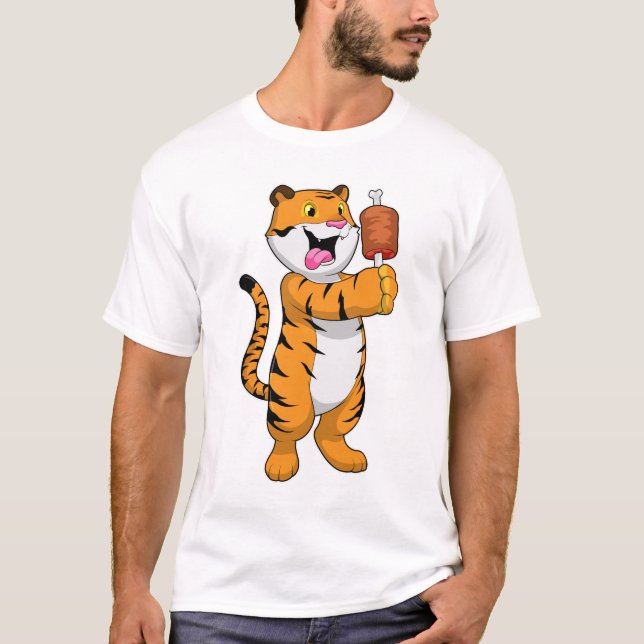 Camiseta Tigre com carne (Frente)