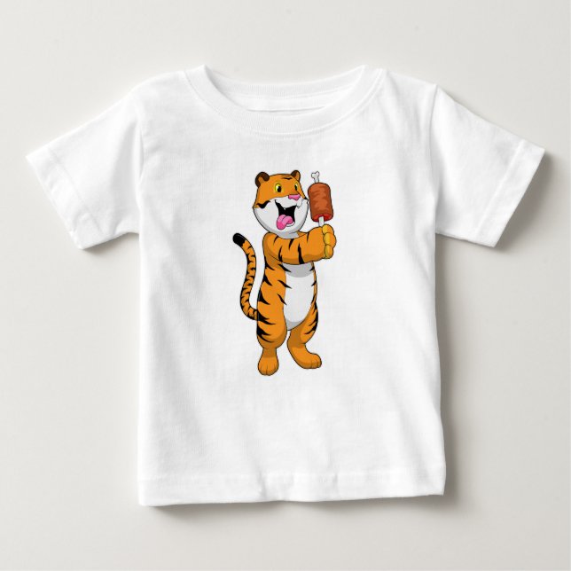 Camiseta Tigre com carne (Frente)