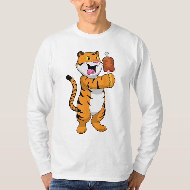 Camiseta Tigre com carne (Frente)