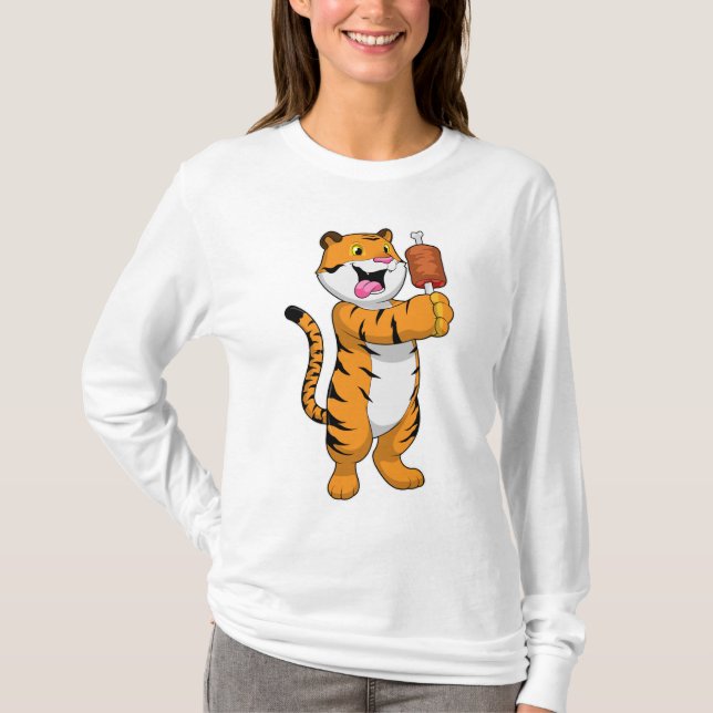 Camiseta Tigre com carne (Frente)