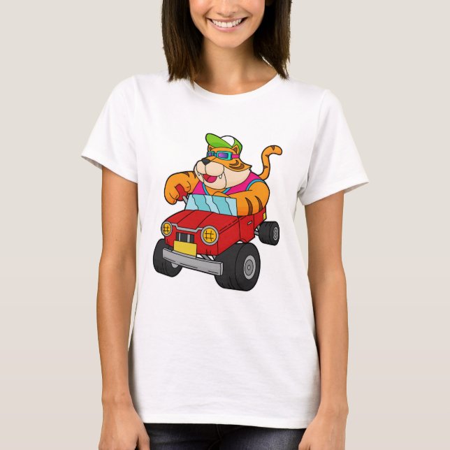 Camiseta Tigre com carro (Frente)