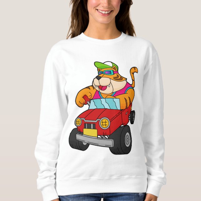 Camiseta Tigre com carro (Frente)