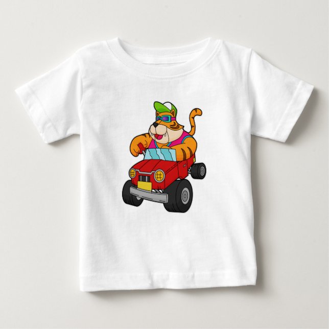 Camiseta Tigre com carro (Frente)