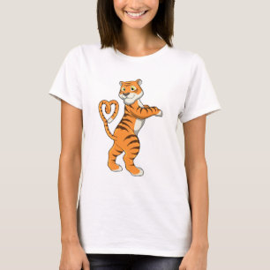 Camiseta Tigre com Coração