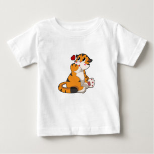 Camiseta Tigre com Coração