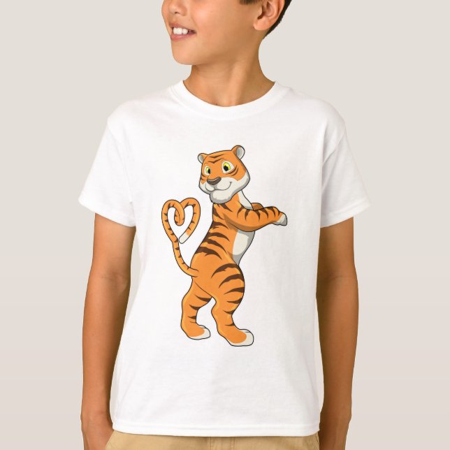 Camiseta Tigre com Coração (Frente)