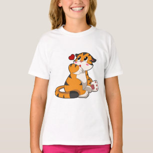 Camiseta Tigre com Coração