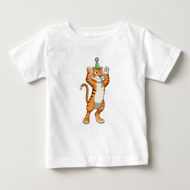 Camiseta Tigre com o Partido do Chapéu (Frente)