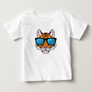 Camiseta Tigre com óculos de sol