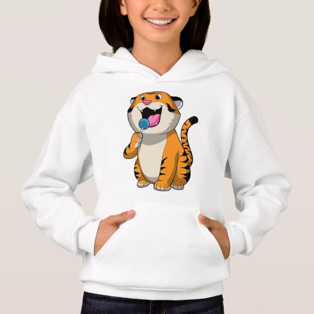 Camiseta Tigre com pirulito (Frente)