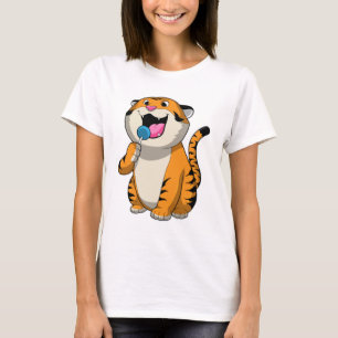 Camiseta Tigre com pirulito