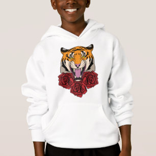 Camiseta Tigre com Rosas