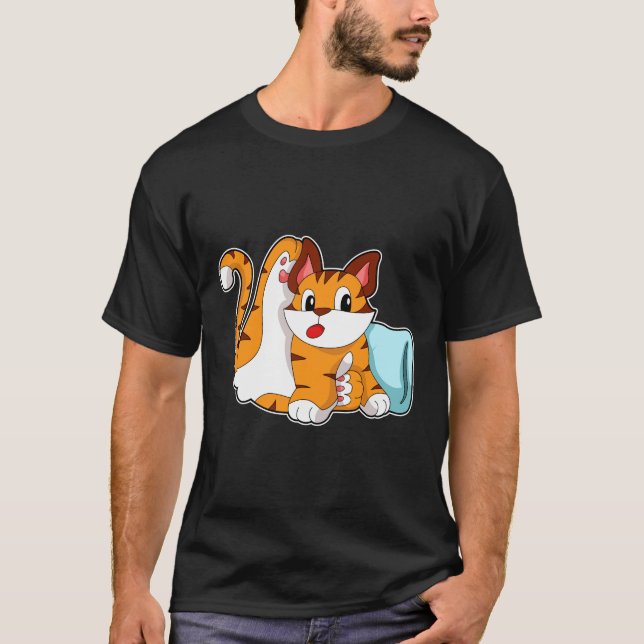 Camiseta Tigre com Travesseiro (Frente)