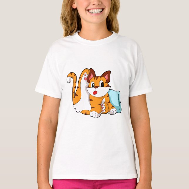Camiseta Tigre com Travesseiro (Frente)
