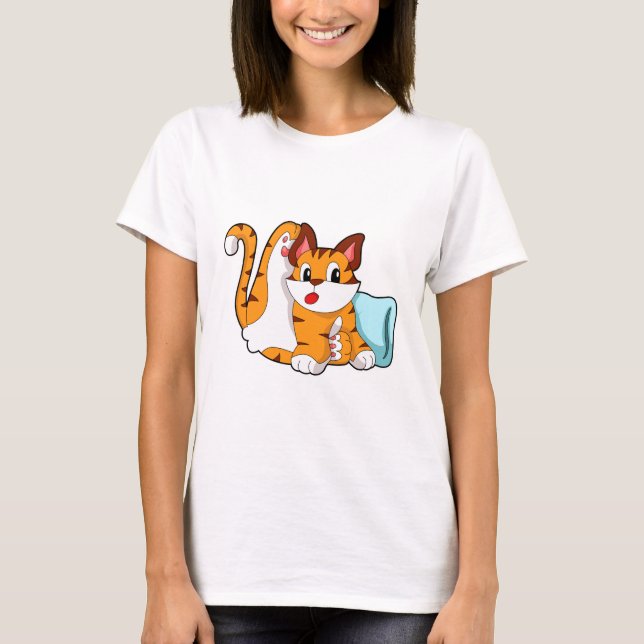 Camiseta Tigre com Travesseiro (Frente)