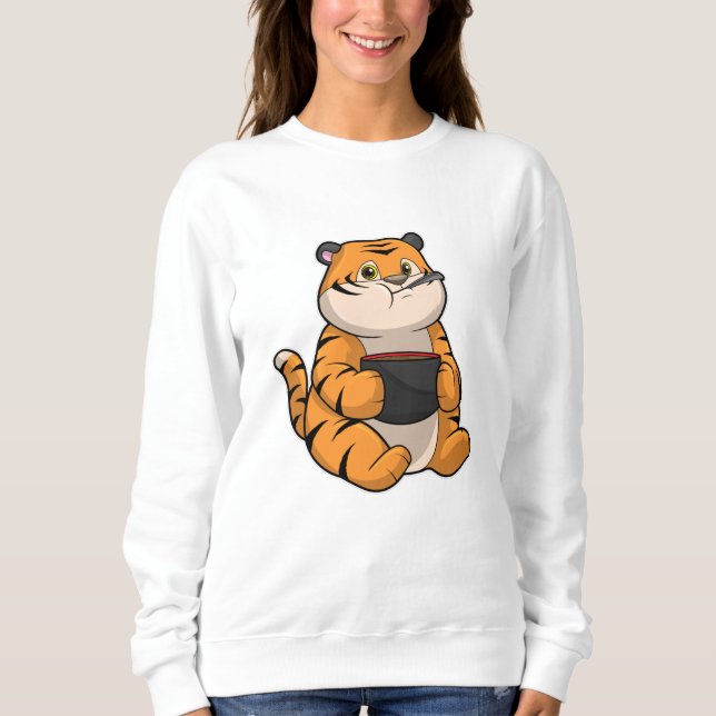 Camiseta Tigre comendo com a bola (Frente)
