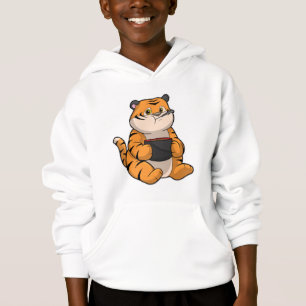 Camiseta Tigre comendo com a bola
