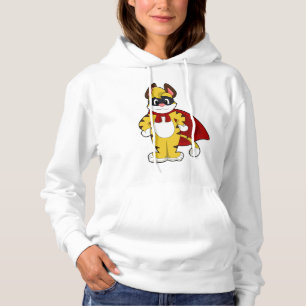 Camiseta Tigre como Herói com Máscara e Cabo