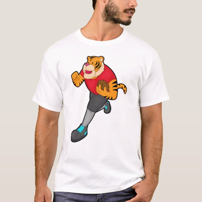 Camiseta Tigre como jogador de futebol (Frente)