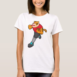 Camiseta Tigre como jogador de futebol