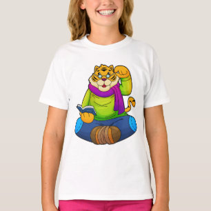 Camiseta Tigre como Nerd do Livro