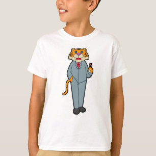 Camiseta Tigre como Noivo com Aliança de Casamento