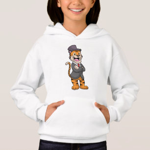 Camiseta Tigre como o Groom com Jaqueta e Chapéu